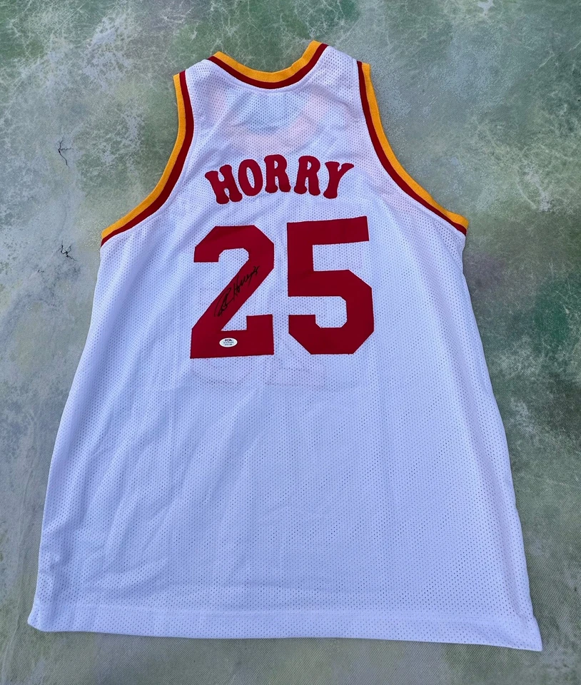 NBA Houston Rockets Robert Horry #25 Signed Jersey PSA COA. - Image 1 of 4