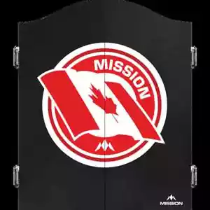 Mission Dartboard Cabinet Heavy Duty Canada Design, Available in 3 Designs - Picture 1 of 12