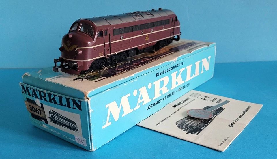 Märklin H0 # 3067 Nohab DSB MY 1106 - 3. version 1966. Okt + Anw. - Bild 1 von 4