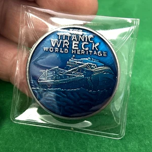 Premium Golfball Marker Münze Medaille 1,5" Metall - R.M.S. Titanic April 1912 - Bild 1 von 4