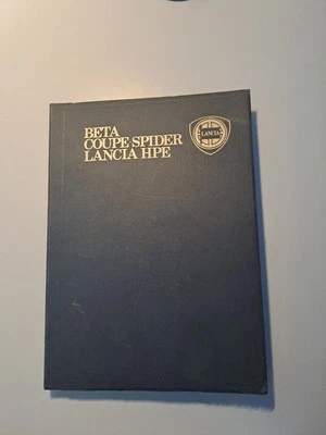 LANCIA Beta Coupe-Spider HPE Instructions book - Immagine 1 di 2