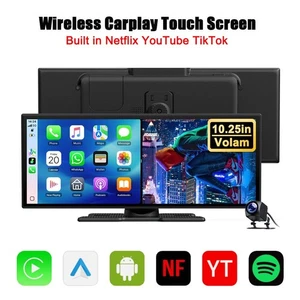 10,25" Wireless Autoradio Radio mit Netflix YouTube, tragbarer Touchscreen AI Box - Bild 1 von 7