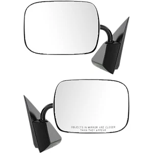 Mirrors For 1988-1998 Chevrolet K1500 88-00 K2500 Left and Right Manual Chrome - Picture 1 of 12