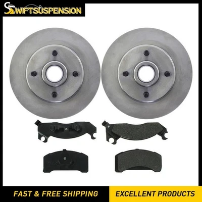 Kit de pastillas de freno delanteras y rotores de disco para Ford Fairmont 1982 1983 Foto 1 de 4