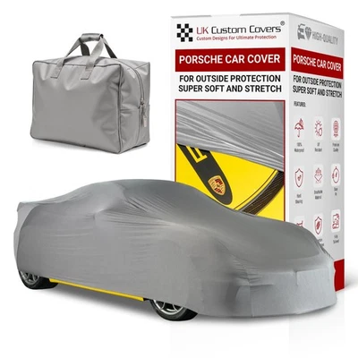 FUNDA COCHE PORSCHE STRETCH EXTERIOR GRIS TODOS LOS MODELOS Foto 1 de 4