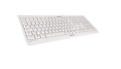 CHERRY ATEN KC-1000 Low Profile Keyboard - Light Grey JK-0800DE-0 white-grey - Image 1 of 3