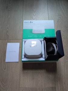 EERO 6+ Plus Dual Band Mesh Wi-Fi Router do 1 Gbps 1500 Sq Ft R010111 - Zdjęcie 1 z 4
