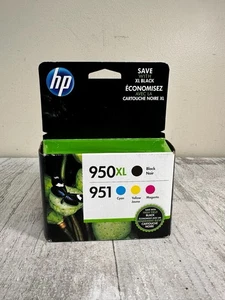 HP 950XL / 951 Black, Cyan, Magenta, Yellow Ink Cartridges Sealed EXP Sept 2018 - Picture 1 of 6
