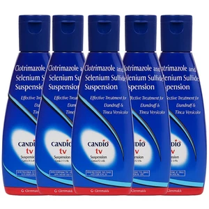 Candid TV Suspension Shampoo 75ml x 5 For Dandruff Care | Exp 06/2026 - Picture 1 of 4