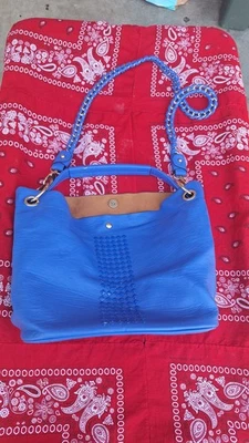 Cartera Just Fab azul real 2 en uno Foto 1 de 4