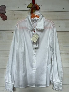 Monnalisa Couture Girls Blouse Size 13Y. New with tags - Picture 1 of 3