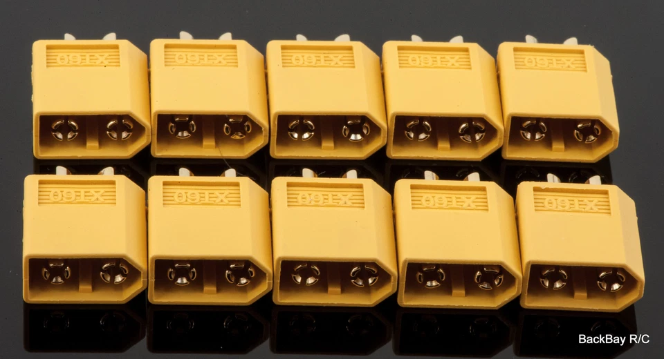 10 enchufes conector bala batería Lipo Turnigy XT60 / XT-60 macho Foto 1 de 2