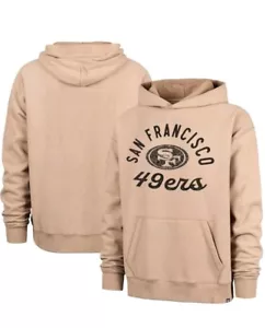$120 San Francisco 49ers Dusted Bowline '47 NFL Foundation Rivr Hoodie Men Small - Picture 1 of 10