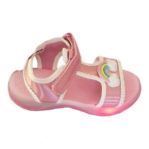New Carter's Dreamy Toddler Girls' Light-Up Rainbow Sandals