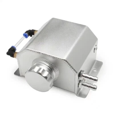 Depósito de desbordamiento de refrigerante de 1 L lata de captura de tanque depósito de radiador lata transpirable Foto 1 de 4