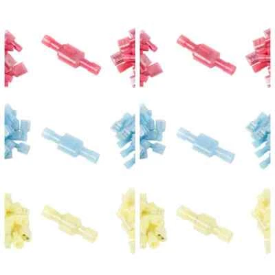 Nylon Male Female Insulated Wire Spade Terminal Crimp Connector 10-22 AWG  & - Image 1 of 4