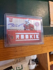 2012 Totally Certified Freshman Fabric  Michael Floyd Auto Notre Dame Cardinal
