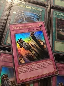 YuGiOh Solemn Judgment MRD-127 1st Edition - Moderately Played - Picture 1 of 8