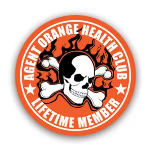Calcomanía de pegatinas Agent Orange Health Club - resistente a la intemperie - veterano de Vietnam servido - Imagen 1 de 4