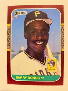 1987 Donruss Opening Day - Barry Bonds Pictured #163 Barry Bonds (RC)