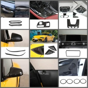 Cubierta de fibra de carbono ABS interior exterior del coche para Toyota Supra A90 19-24 - Imagen 1 de 60