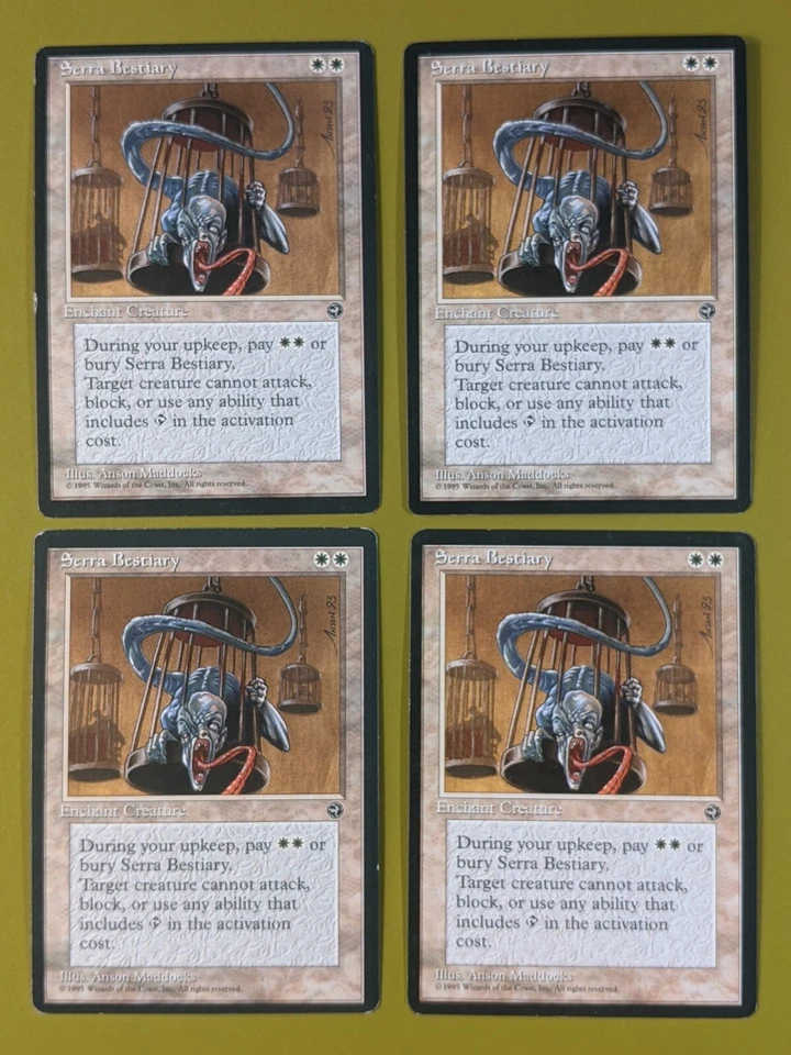 Serra Bestiary x4 Homelands 4x Playset Magic the Gathering MTG - Image 1 of 1