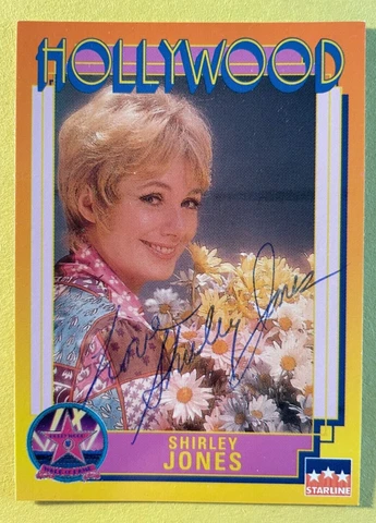 SIGNED SHIRLEY JONES  HOLLYWOOD STARLINE CARD AUTOGRAPHED  - PARTRIDGE FAMILY Cover