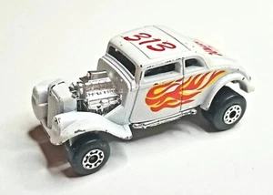 Vintage Matchbox 33 Willys Street Rod White Heat Hot 313 Superfast Wheels Lesney - Picture 1 of 5