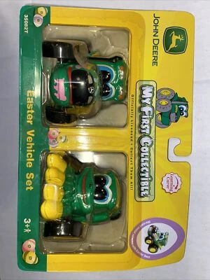 John Deere My First Collectible Diecast Metal Easter Vehicle Set  - Image 1 of 4
