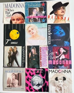 MADONNA 12 x 7" Vinyl bundle Dear Jessie, Virgin, Hanky Panky, Lucky Star Others - Picture 1 of 7