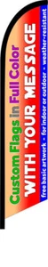 INDIVIDUELL bedruckt mit Ihrem Design Swooper Feder Flatter Flagge Banner Schild - Bild 1 von 14