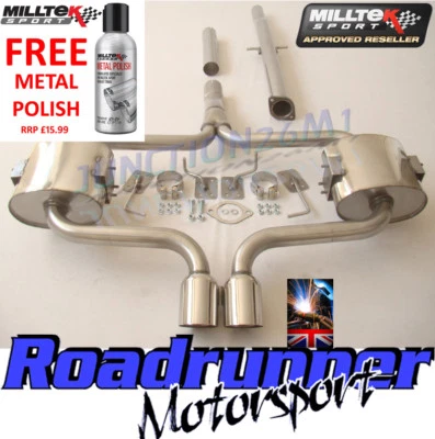 Milltek Scarico Mini Cooper S R52 Cabriolet Cat Back Sistema Non Res SSXM403 - Immagine 1 di 4