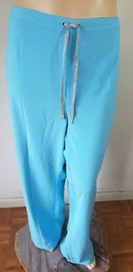 NWT Scrub Pants 4XL Polyester Urbane Performance Aqua Blue - Picture 1 of 5