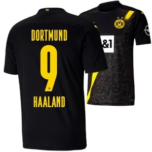Trikot PUMA Borussia Dortmund 2020-2021 Away - Haaland 9 I Auswärts BVB - Bild 1 von 3