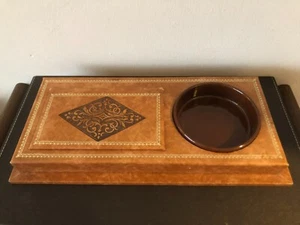 Vintage incense Burner Box with ceramic dish and storage, Indian? - Picture 1 of 5