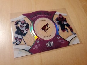 2018-19 UPPER DECK UD CLEAR CUT FOUNDATION CCF-2 DVORAK KELLER COYOTES SSP!