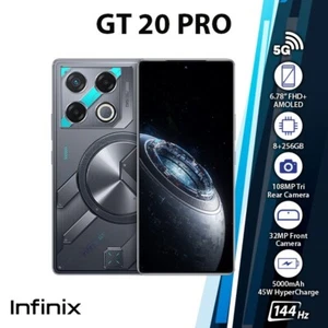 Infinix GT 20 Pro Android Cell Phone (8GB+256GB/Blue/Dual SIM/Unlocked) - Picture 1 of 6