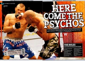 Chuck Liddell vs Jeremy Horn UFC Titelkampf Promo 2006 volle 3-seitige Druckanzeige - Bild 1 von 5