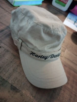 Harley Davidson Women's Tan Biker Hat One Size - Image 1 of 4