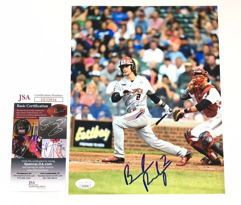 Brendan Rodgers Signed 8x10 Photo JSA COA Colorado Rockies - Image 1 of 1