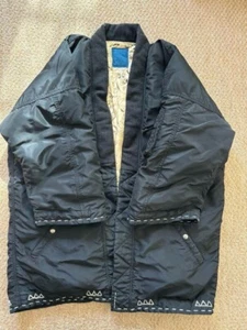 VISVIM Sanjuro Kimono Down Jacket Black Used, Size 4 - Picture 1 of 5