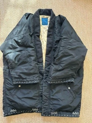 VISVIM Sanjuro Kimono Down Jacket Black Used, Size 4 - Image 1 of 4