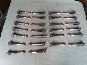Antique Coppered  Stair Carpet Gripper Clips  Lot of  26