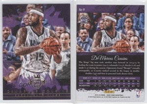 2015-16 Panini Court Kings DeMarcus Cousins #7