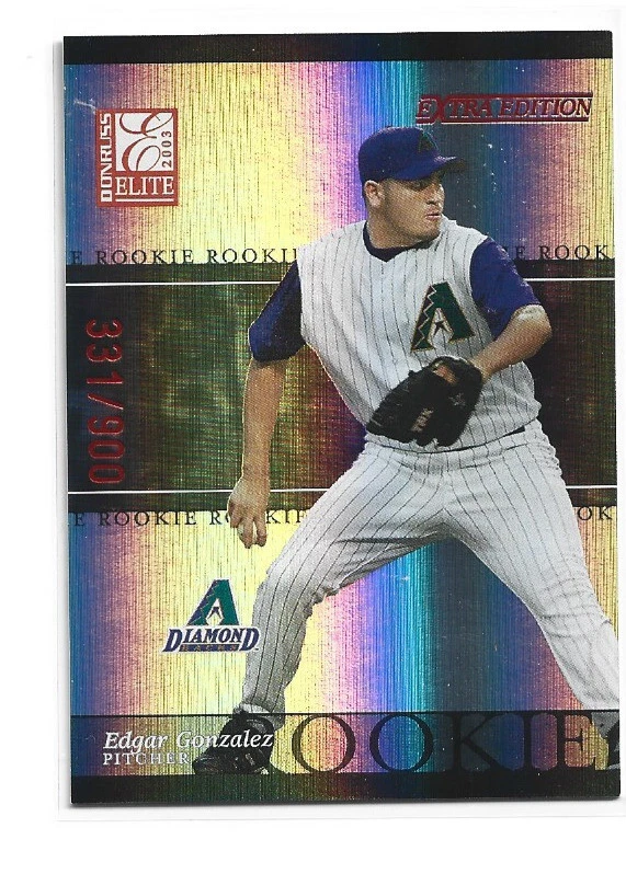 2003 Donruss Elite Extra Edition Rookie /900 Edgar Gonzalez #7 - Image 1 of 1