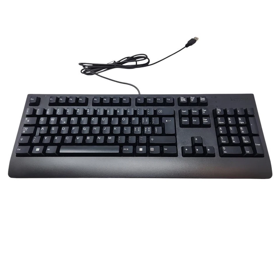 Lenovo Preferred Pro II Keyboard QWERTZ Swiss French, German Black 4X30M86913 - Image 1 of 3