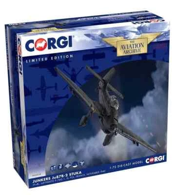 Junkers Ju87B-2, J9+BL, Luftwaffe 9./StG.1, Francia, Novembre 1940, 1:72 Corgi - Immagine 1 di 3