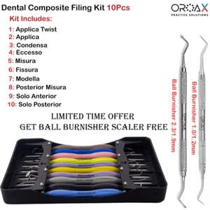 Kit de 10 piezas para restauración dental LM Obtenga pulidores de bolas gratis - Picture 1 of 4