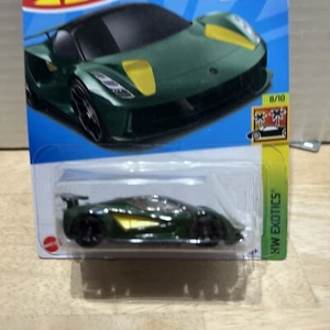2022 Hot Wheels HW EXOTICS 8/10 Lotus Evija green/yellow 229/250 - Picture 1 of 5