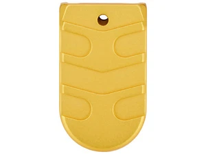 für Sig P365XL Magazinplatte Fingerverlängerung Aluminium strukturiert, gold - Bild 1 von 1